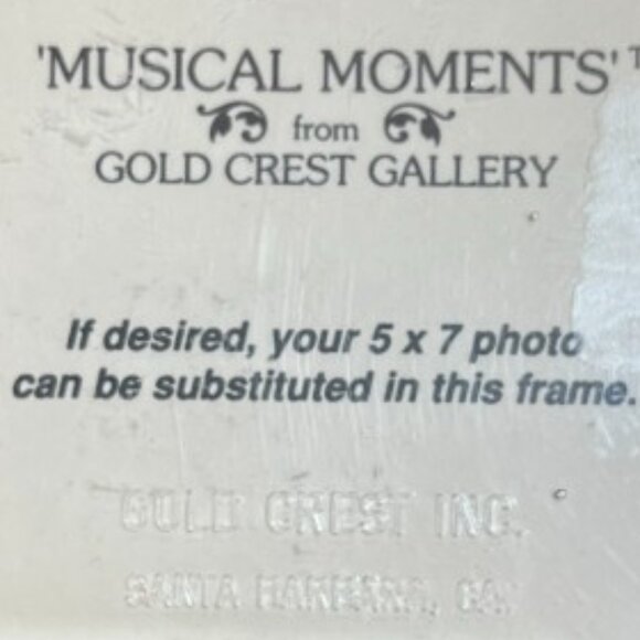 Vtg 1980s MARY ENGELBREIT Acrylic MUSICAL Picture Frame w Happy Birthday Card - Picture 9 of 16